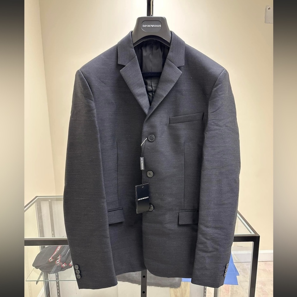 52% virgin wool emporio armani jacket